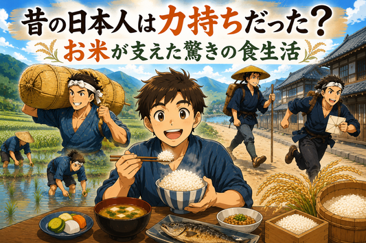 昔の日本人は力持ちだった？お米が支えた驚きの食生活