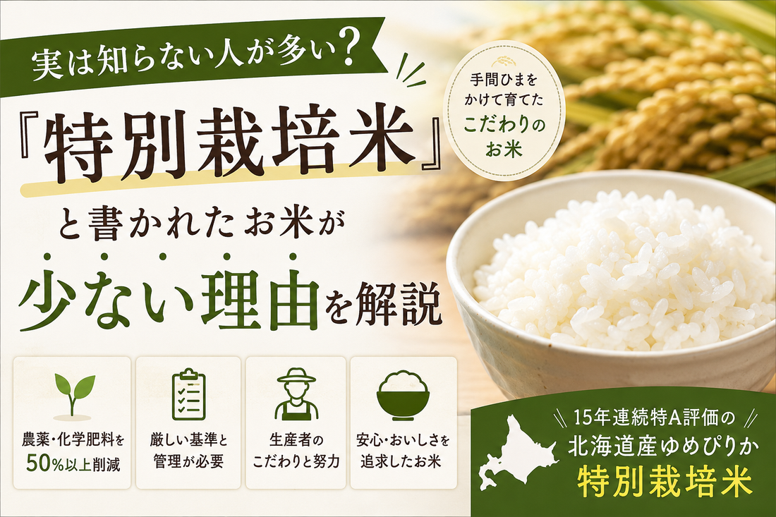 特別栽培米はなぜ少ない？値段が高い理由と、安いお米との違いを解説